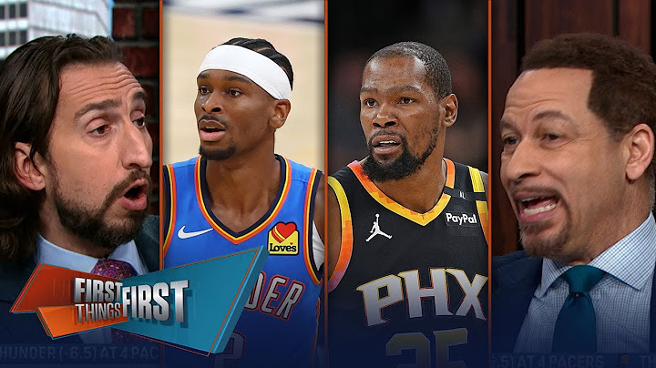 SGA would be ‘Mr. Thunder’ with Finals MVP, Trade Destinations for Kevin Durant | FIRST THINGS FIRST