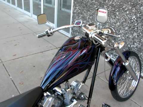 2007 Ridley Automatic Softail Chopper Drag Pipes, For Sale 