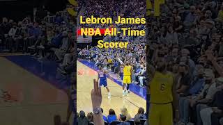 Lebron James Breaks The NBA All-Time Scoring Record! (2-12-22) #shorts #fancam #gamedayvlog