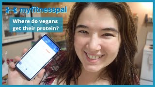 WHAT I EAT IN A DAY | Vegan Protein & My Fitness Pal
