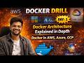 🚀 Docker Drill Day-1 | Docker Architecture Explained in Depth | Docker on AWS, Azure &amp; GCP