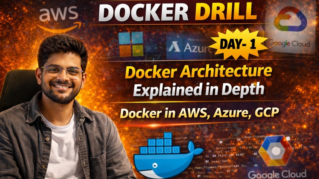 🚀 Docker Drill Day-1 | Docker Architecture Explained in Depth | Docker ...