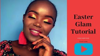 EASTER GLAM MAKEUP TUTORIAL/BEGINNER FRIENDLY #makeuptutorial #beginnerfriendlytutorial
