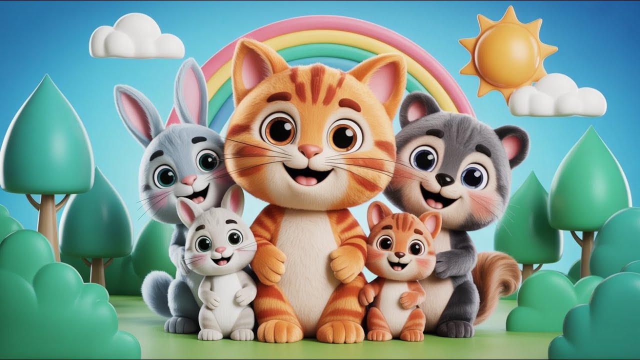 Nature Song for Kids 🌈🌳 | Learn Trees, Animals, Sun & Sea