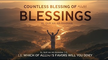 “Countless Blessings of Allah AL  QUR  AN Ar-Rahman: 13 | Which of Allah’s Favors Will You Deny?”