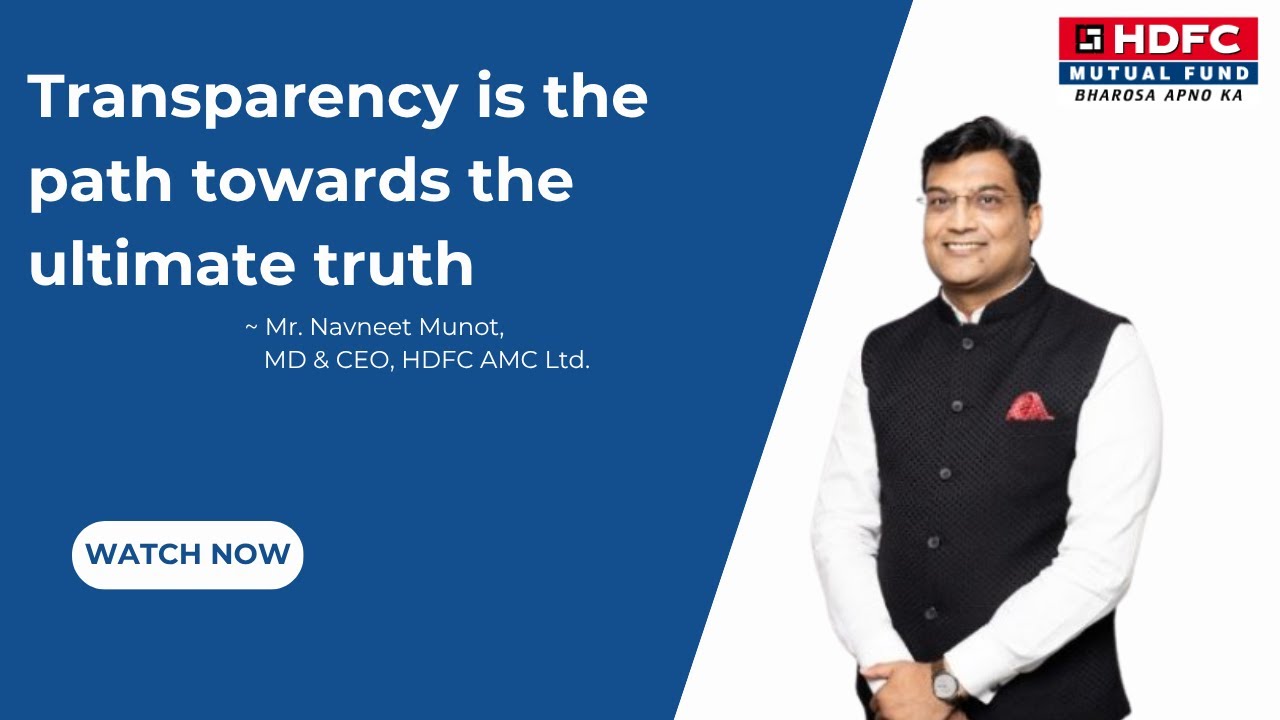 Dharma of Investing: A Fireside Chat with Navneet Munot | HDFC Mutual Fund