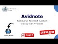 AvidNote Explained: Tool for Smart Literature Review & Research Writing | Full Guide! (Urdu/Hindi)