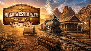 Building my Town and Mining! | Wild West Miner Simulator First Gun