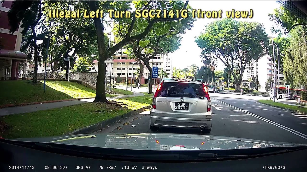 SGC7141G Illegal Left Turn YouTube