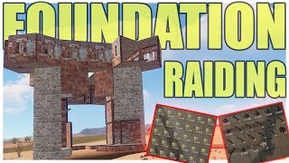 100% FOUNDATION WIPING OUR NEIGHBOURS | Vanilla Rust