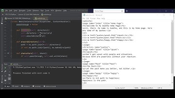 Lesson 52 SAX XML Website.  Python Programming.