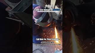 Trailer Spindle Axle Repair in Houston | Expert Trailer Repair Service 🚛🔧 #houston #trailer