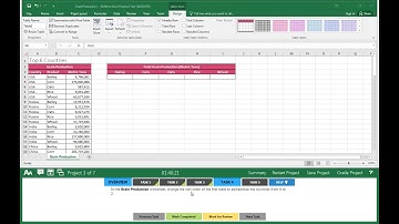 Excel 2016 Exam 3 - Project 3