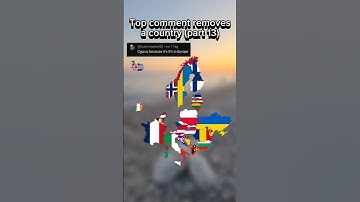 Top comment removes a country part 13 #map #countryballs #europe #history #geography #india #mapping