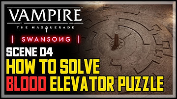 Vampire Swansong Circle Elevator Puzzle Solution (Scene 04)