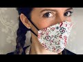 😷MASCHERINA FAI DA TE FACILE E VELOCE(stoffa,collant e un piatto)|DIY FACE MASK