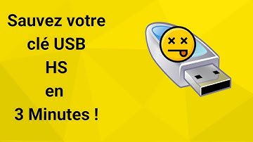 Comment réparer une clé USB corrompue ou HS ?
