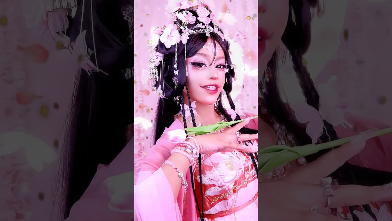 Elegant Birthday Princess in a hanfu?!😳YAY😤Did my own hair & makeup of course😘#princesssachiko