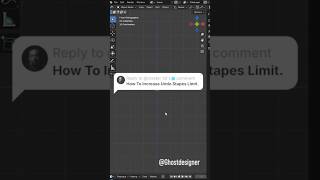 3D Comment How To Increase Undo Steps Limit In Blender | #blend3d #tutorial #3danimation 3D Comment How To Increase Undo Steps Limit In Blender | #blend3d #tutorial #3danimation