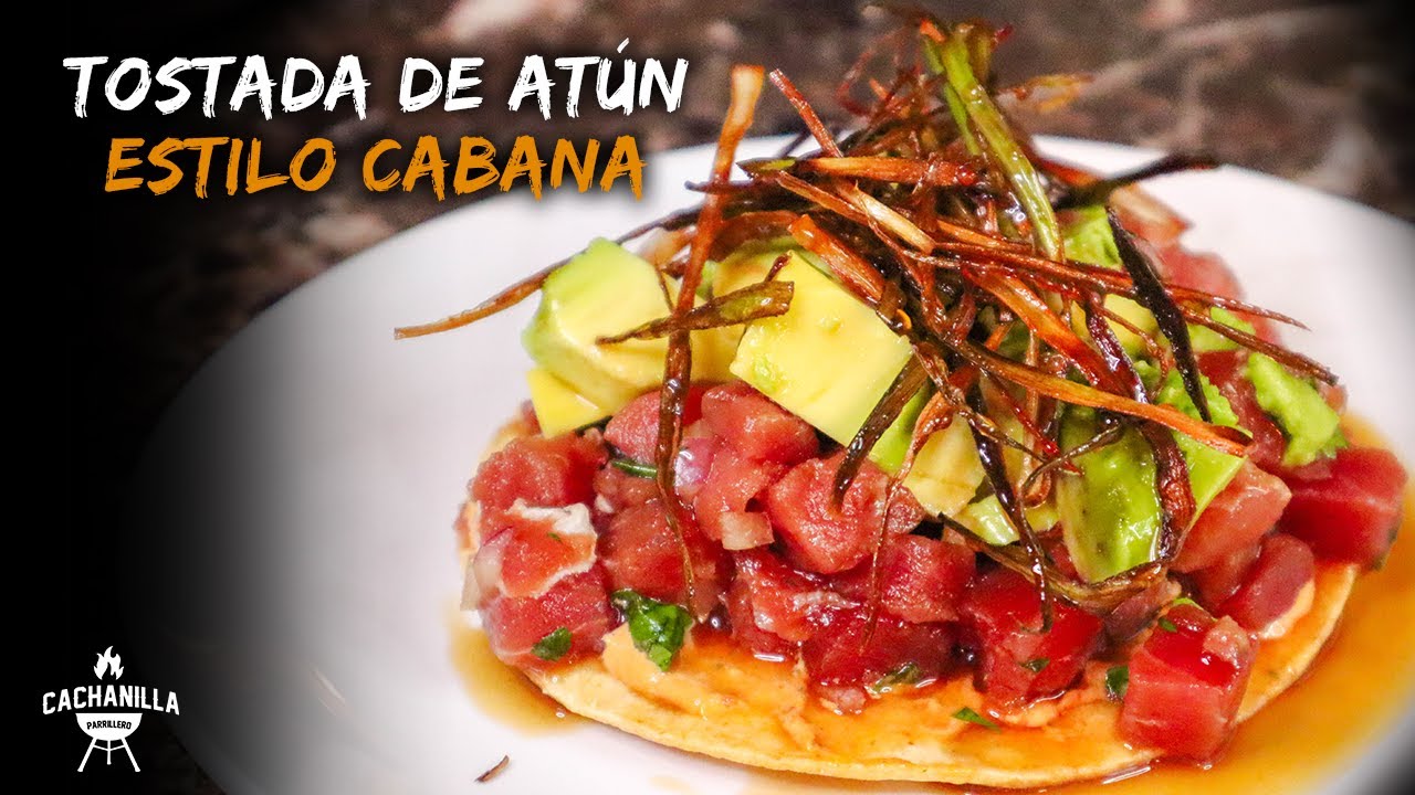 Tostada de Atún fresona estilo cabana para esta cuaresma