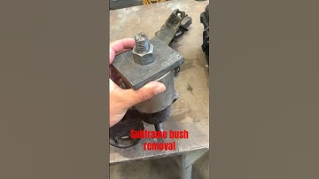 Subframe bushes getting removed the easy way !!  #motorsport #jdm #racecar #r32skyline