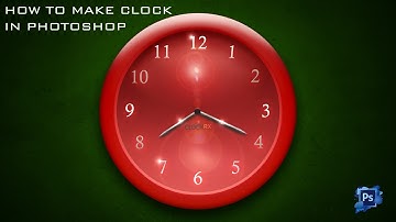 how to make wall clock in photoshop | easy and simple way to create clock in photoshop