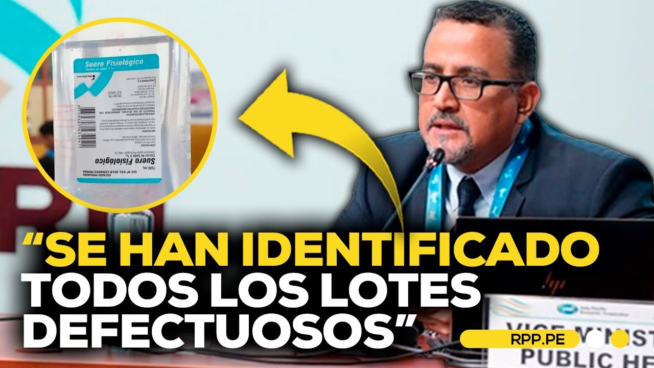 Minsa emitió alerta sanitaria tras fallecidos por suero fisiológico #ADNRPP | ENTREVISTA