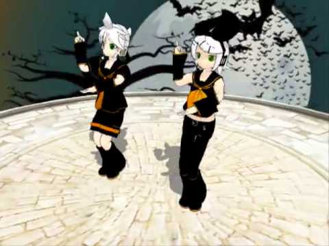 MMD  Trick or Treat  Pumpkin Len  Pumpkin Rin