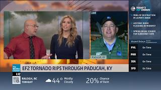 Charles Peek, TWC, West Paducah, KY, Tornado coverage, 3/15/2019