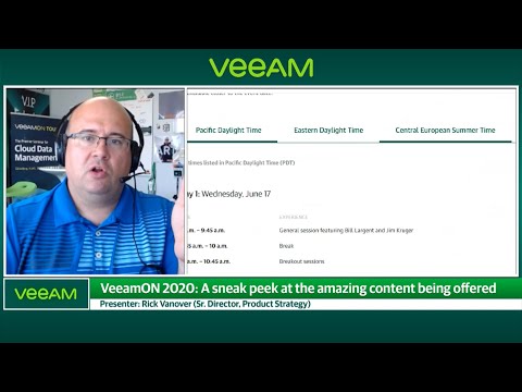 Linkedin Friday LIVE Session: VeeamON 2020 Sneak Peek