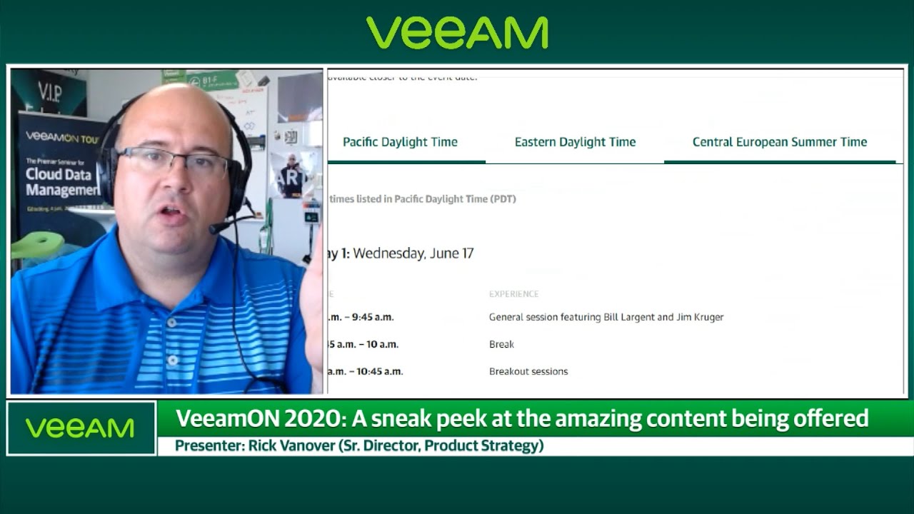Linkedin Friday LIVE Session: VeeamON 2020 Sneak Peek