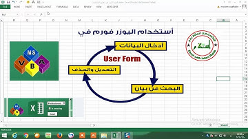 اكسل vba الجزء الاول فى تعليم الشاشات (اليوزرفورم)