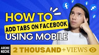 How to Add Tabs on Facebook Page Using Mobile Phone 2026 - Tutorial Video (FAST AND EASY) screenshot 1