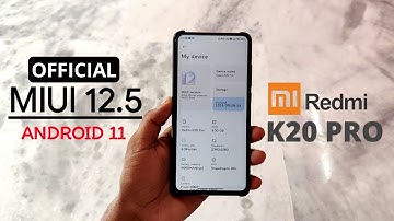 Official MIUI 12.5 Stable OTA UPDATE For Redmi K20 Pro Android 11 | #PocoX3Pro & #RedmiNote10