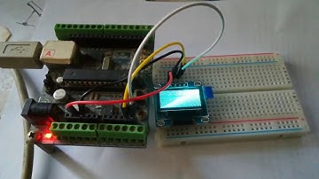 Pantalla OLED de 0.96" con librerías Adafruit