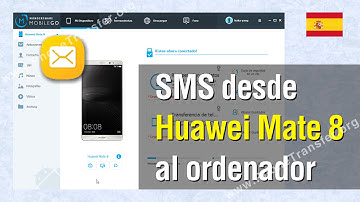 Guardar SMS desde Huawei mate 8 al ordenador