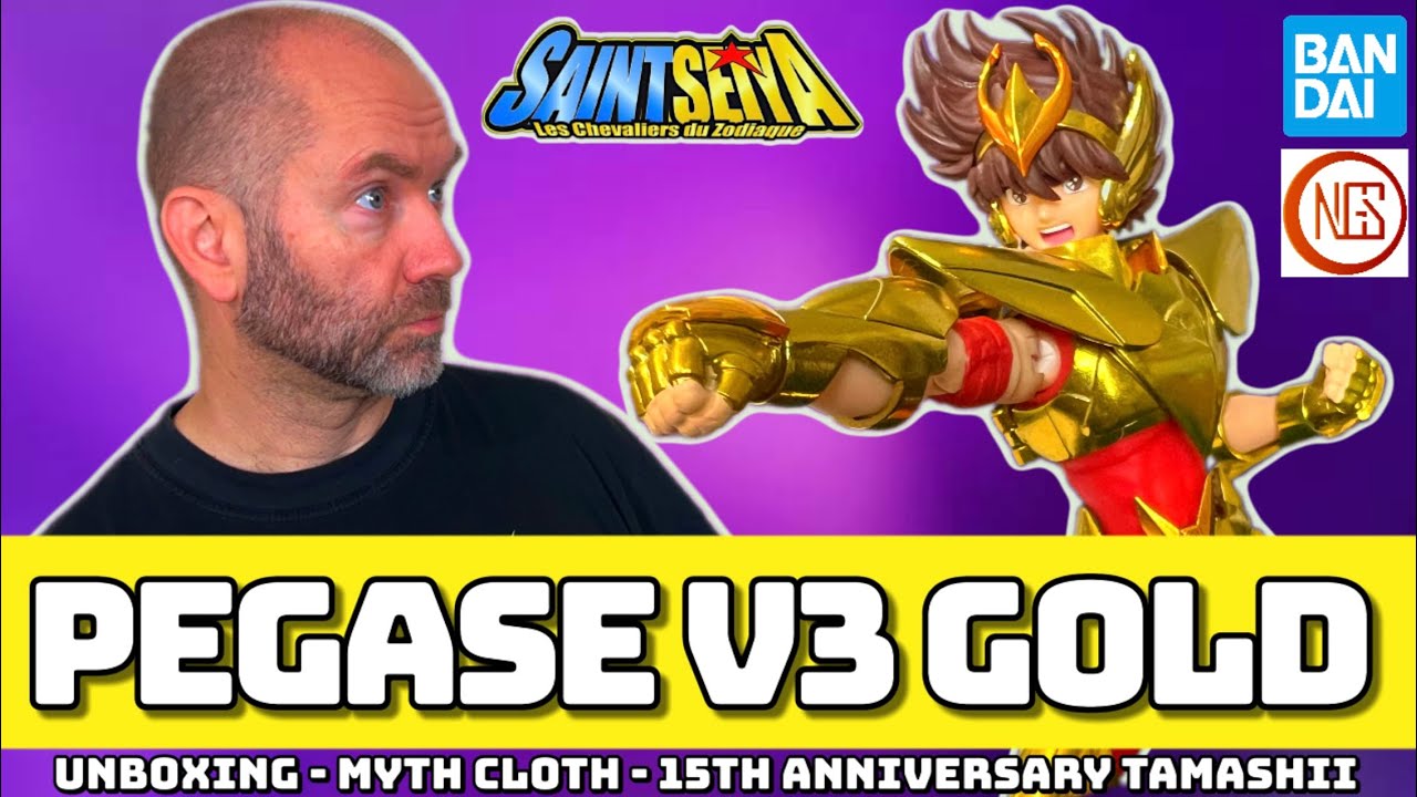 UNBOXING - SAINT SEIYA - MYTH CLOTH PEGASE EX V3 GOLD - 15TH ANNIVERSERY TAMASHII - NGS - BANDAI