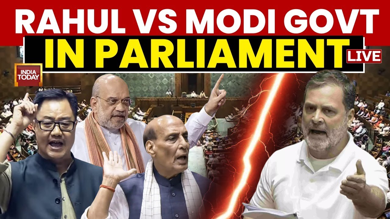 Lok Sabha Budget Session LIVE: Rahul Gandhi vs Modi Government Showdown In Sansad | Parliament News