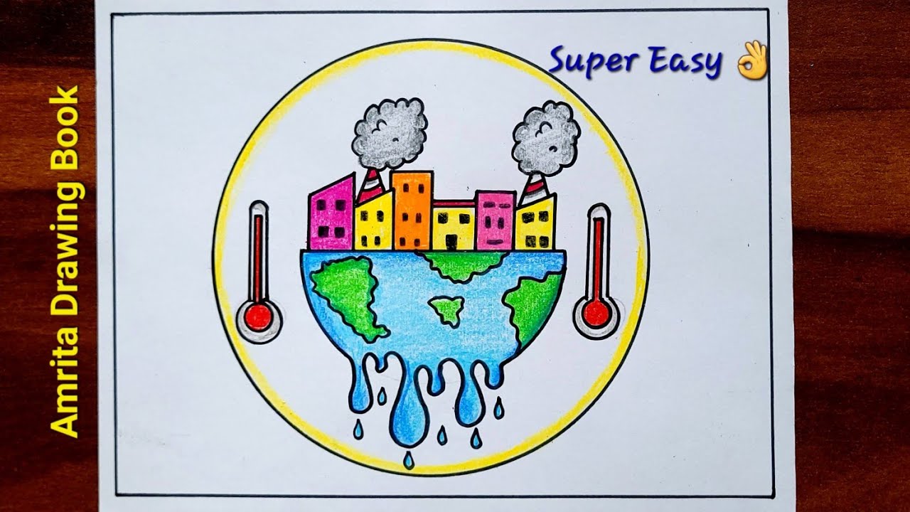 Stop Global Warming Drawing Easy Save Earth Poster Global Warming stop-global-warming-drawing-easy-save-earth-poster-global-warming
