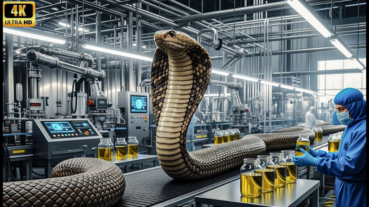 Inside a Snake Bioprocessing Factory | From Venom for Medicine (Full ...