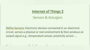 Internet of Thing RGPV Unit 2 summary