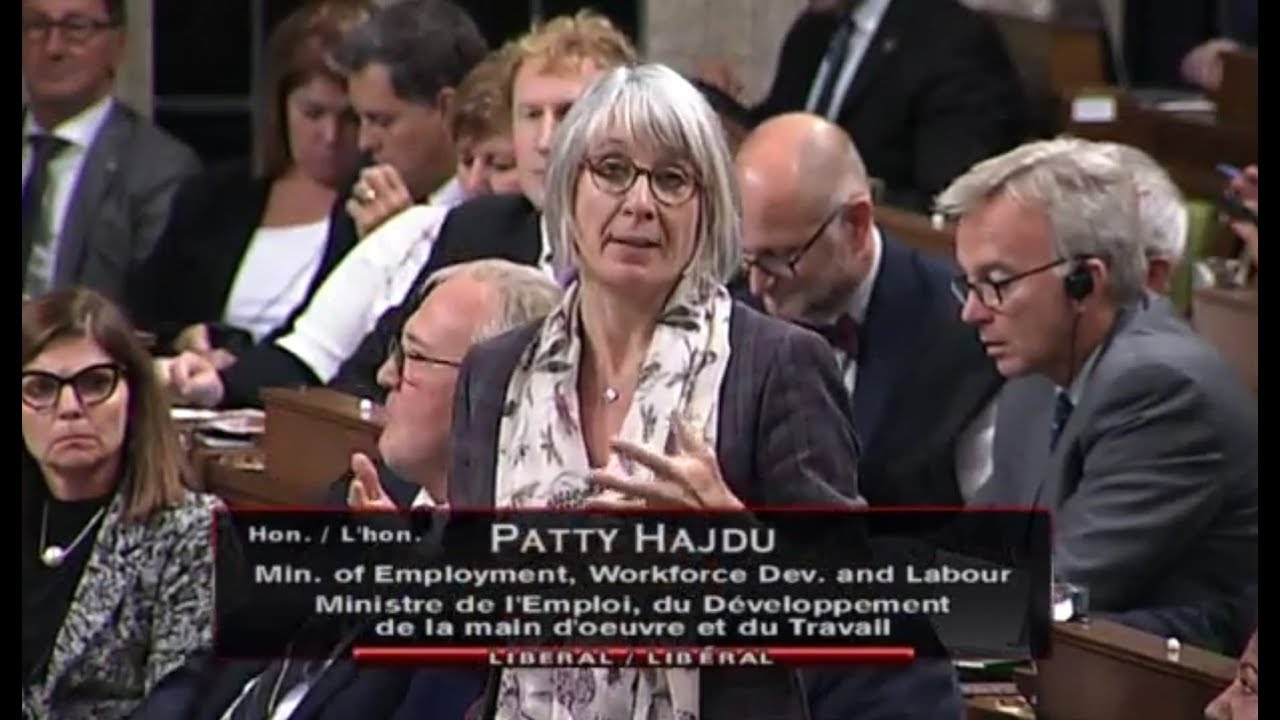 Minister Hajdu Answers Question on Canada Post