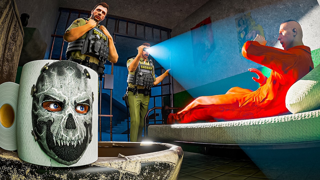 Prison Robbery Using Prop Objects In GTA 5 RP