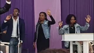 Joe Manguluti with Lilongwe PCM Praiseteam