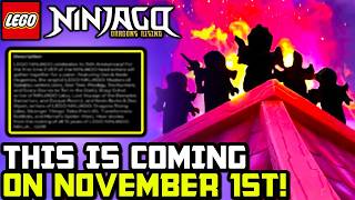 AWESOME Ninjago Announcement! 💜 Ninjago Dragons Rising Season 5 Dragons' Fury News and Updates!