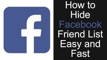 How to Hide Facebook Friend List Easy and Fast (2020)