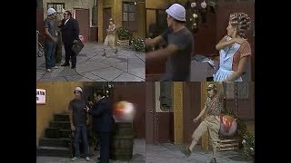 Chaves - 6ª Temporada - Chaves Dá Umas Boladas Em Seu Barrigadona Florinda Estapeia Seu Madruga