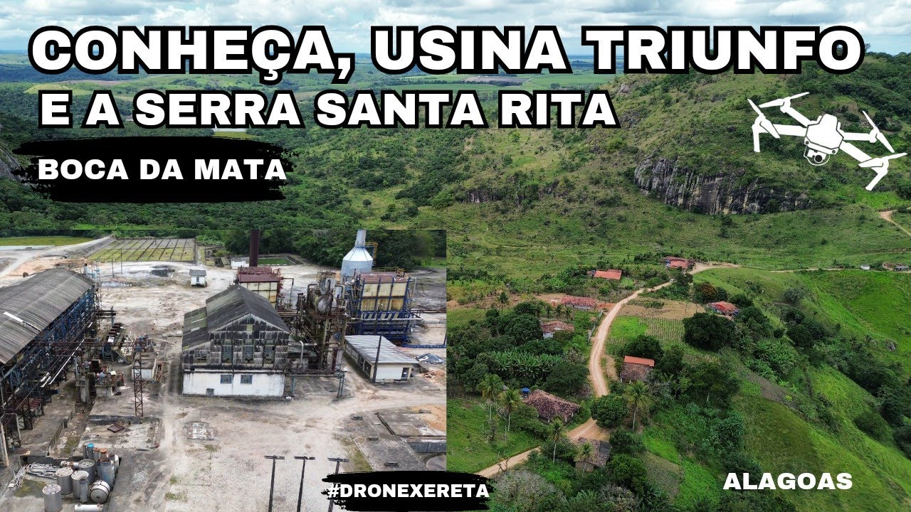 Usina Triunfo, Serra Santa Rita, um lugar com belezas de tirar o fôlego. 