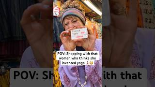 Famous POV. Shopping with that woman who thinks she invented yoga Profile