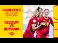 #REDFLAMES | #WEURO2021 Qualifiers | Belgium - Romania 6-1